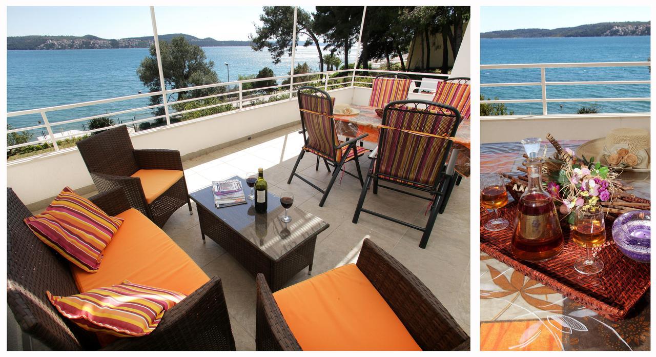 Gem Of The Sea Luxury Beach Apartment With Brand New Heating Infinity Pool Trogir Exteriér fotografie